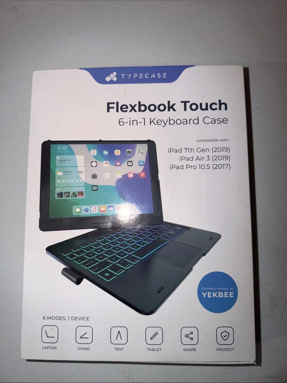 Typecase Flexbook Touch 6-in-1 Keyboard Case — Blue